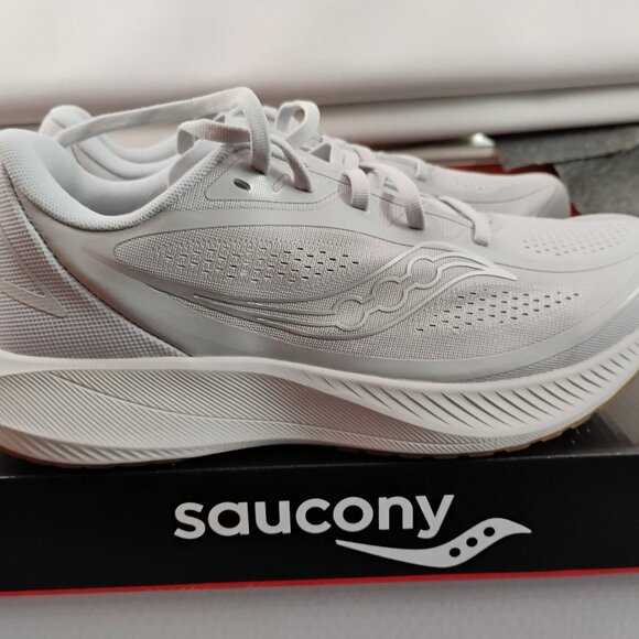 NEW! Saucony Women's Mirage Flow Running Shoes Size 11 Cloud/Silver - Picture 2 of 9